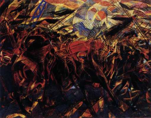[Funeral of the Anarchist Galli, by Carlo Carra]